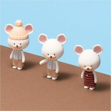 하코룸 백곰 데이비드 키트 피규어세트 미니어쳐프라모델 조립 장난감, 1개