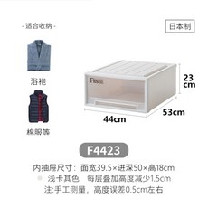 해외직구샵 비닐 플라스틱 투명 덴마 회사 양식 서랍장롱, 1개 일본에 있다 입 F4423 멜란지카키