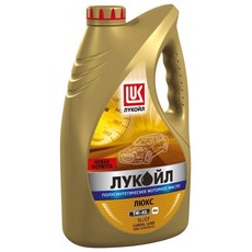 Лукойл 디럭스 5W 40 SL/CF Lukoil 엔진 полусинтетическое 5w40 4 L.|엔진 유|, 1개, 단일, 단일