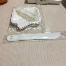 일회용 플라스틱 포크 스푼 식기 접시 세트 생일 케이크, 7 5 plates 5 forks 1 knife mil, 1개