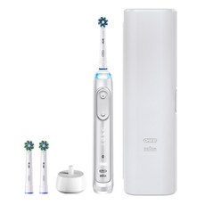 오랄비 지니어스 S7500+칫솔모3개 전동칫솔, 1개