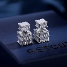 스퀘어큐빅귀걸이