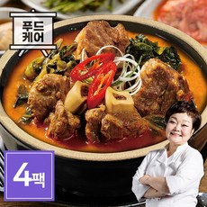 [KT알파쇼핑]든든한끼 빅마마이혜정의 얼큰우거지갈비탕 500g, 4개