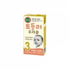 베지밀 토들러 우리콩 3단계 유아식 두유 190ml, 두유맛, 48개