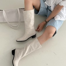 린넨하프부츠