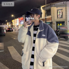 양털 후리스 빅포켓 집업 점퍼 오버핏 남자 여자 공용 커플 빅사이즈 플리스 M L XL 2XL 3XL 4XL 5XL