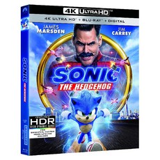 소닉 소닉 헤지 호그 4K UHD 블루 레이 디지털 최근영화