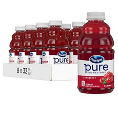 오션스프레이 100% 순수 크랜베리 주스 100% Pure Cranberry Juice, 8개, 946.4ml