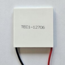 펠티어소자 TEC1-12706 열전소자 냉각모듈 - DC 12V 6A - 40x40mm 전자부품 냉각판, 1개 티어소자 TEC1-12706 열전소자 냉각모듈 - DC 12V 6A - 40x40mm 전자부품 냉각판