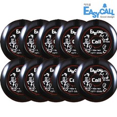무선 호출 슬림벨 블랙 EY-100, 10개