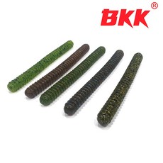 BKK 더블링거 4인치, 002 Green Pumpkin SEed, 1개