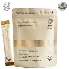 수내츄럴 이천 쌀눈 라이스 엠브리오 40g(2g x 20스틱) 쌀 40Kg 도정량 가바 옥타코사놀, 60개