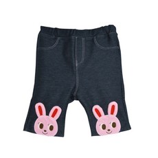 미키하우스 베어 천축 7부 팬츠 2종 (80 90 100cm) 13-3213-577