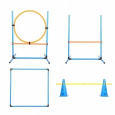 애견 어질리티 기구 풀세트 강아지 근력 운동 훈련 강아지운동기구 강아지어질리티도구 반려견어질리티 JWTx664Of