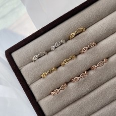 925 실버 가드링 레이어드 체인 샹달반지