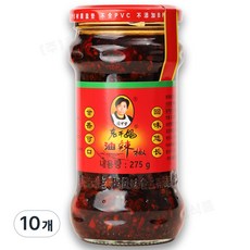 라오간마 라조장 라오깐마 노깐마 유라죠우 고추기름 275g, 10개