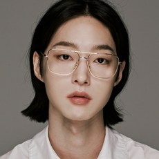 보잉 인더스트리얼
 하루홀릭 투브릿지 레트로 사각 복고 오버사이즈 메탈 보잉안경테 J-9120