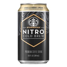 Starbucks 스타벅스 니트로 콜드 브루 284ml 바닐라 스윗 크림 Vanilla Sweet, 1개