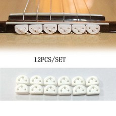 클래식 기타 스트링 리테이너 스트링 가이드 스트링 버클 트리플 코너 코드 타이 기타 우쿨렐레 Accs 12, 1개