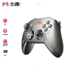 닌텐도 스위치 스팀 PC TV 자동차 기계식 핸들용 무선 블루투스 게임 컨트롤러 Betop Beitong Zeus Pro 게임패드 오리지널, 1개, 1) BTP-T6PRO GRAY