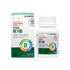 진정주 메가B 60정 1박스 활력증진 비타민B 성장기 학생 수험생 에너지, 1개