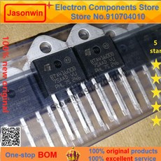 Jasonwin 실리콘 제어 정류기 BTA41600B 40A600V BTA41-600BRG TO-3P 트랜지스터 10-50 유닛/로트 100%, [01] BTA41600B 10PCS, 1개