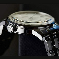 (관부가세포함) SEIKO PRESAGE Automatic Limited Edition Cocktail'Fuyugeshiki' Platinium White Textured Dial SRPC97J1-B07JMKBPCF
