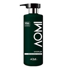 아오미 녹차진액샴푸 500ml / 미용실 샴푸 / 탈모케어 / 두피냄새 제거 / 생약성분 / 두피크리닉 / 세정력좋은샴푸, 01_아오미 녹차 진액 샴푸 500ml