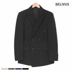 빌리버스 남자 블레이저 BIT029 남성 더블 자켓 간절기 아우터