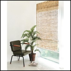 봄여름 자연인테리어 갈대발 2set 시골감성, 갈대발(45x157) x4