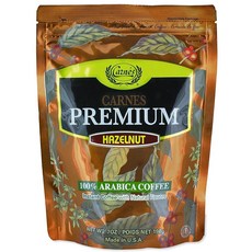 Carnes Premium Instant Coffee 100% Arabica Coffee (Haze 카르네스 프리미엄 인스턴트 커피 100% 아라비카 커피 (헤이즐넛 7oz_1팩, Hazelnut, 1개, 198g