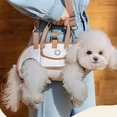 토토리브 강아지 띠 고양이 슬링백 크로스백 이동가방 외출 산책 소형