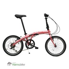 키후 오로라 KIHU AURORA 접이식 미니벨로 자전거 신제품, 완조립 배송, 코랄로제