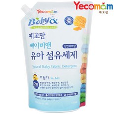 [예꼬맘] 국민 베이비앤 세제 캡리필 1300ml, 1개