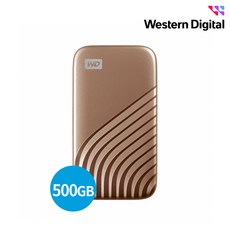 WD My Passport SSD, Gold, 500GB, WDBAGF5000AGD-WESN