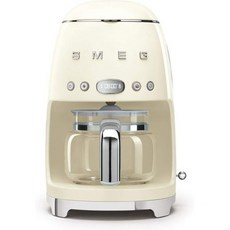 Smeg 드립 커피 메이커 18/8 스테인레스 스틸 그레이 DCF02CREU, Cream