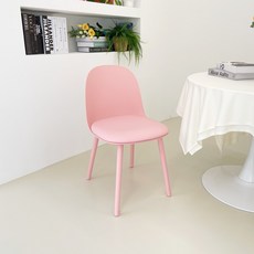 마롱체어 2p 카페 식탁의자, 핑크, 2개
