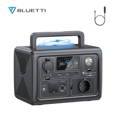 BLUETTI 블루에티 EB3A파워뱅크 600W 268Wh 캠핑용 휴대용 태양광 고속충전 대용량 보조배터리 앱 컨트롤 UPS모드 차량용충전케이블포함