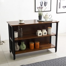 홈카페 주방 베이킹 테이블 아이랜드 식탁 작업대 아일랜드장, 라이트월넛