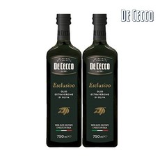 [보라티알] 데체코 이스클루시보 엑스트라버진 올리브오일 750ml x2병, 상세 설명 참조, 2병