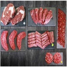 [쇠고기집] 소고기 인기부위 6종 파격세트 국내산 1등급 가족모임 강추, 1) 파격 세트 (소고기 인기부위 6종)
