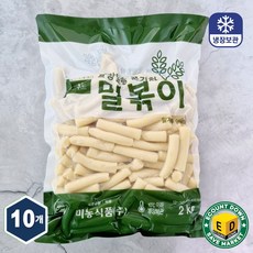 상세설명참조 미농식품 네이버푸드 밀볶이 밀떡볶이 2kg, 10개
