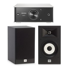 데논 PMA-60 + JBL Stage A130 하이파이오디오, 상세설명 참조, 스피커(블랙)