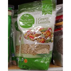 Simple Truth (미국마트) 1+1+1 그린 유기농 렌틸콩 453g Organic Green Lentils 16oz, 3개
