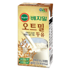 베지밀 오트밀 두유, 190ml, 72개