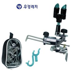 우경레저 좌대용 쇠클램프. 좌대용헤드.케이스포함 [그린피싱]