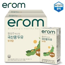 이롬 황성주 박사의 국산콩 두유 무가당, 190ml, 192개