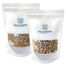 헬로우그린 옥수수차 500g + 보리차 400g, 2개입, 1세트