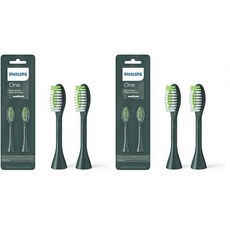 Philips One by Sonicare 2개 브러시 헤드 세이지 그린 BH1022 08 팩 110198