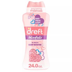 미국 드레프트 향기지속제 베이비 프레쉬 아기향/Dreft Blissfuls Baby Fresh Scent In-Wash Scent Booster Beads, 680g, 1개